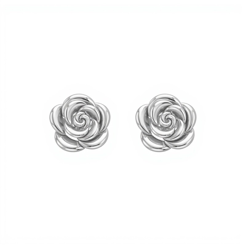 Caravanas Rosa - Plata 925 - CA4246 sinpiedra
