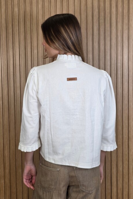 Camisa Carlita Volados Blanco