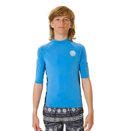 Lycra Rip Curl Icons Uv Brushed S/S Celeste