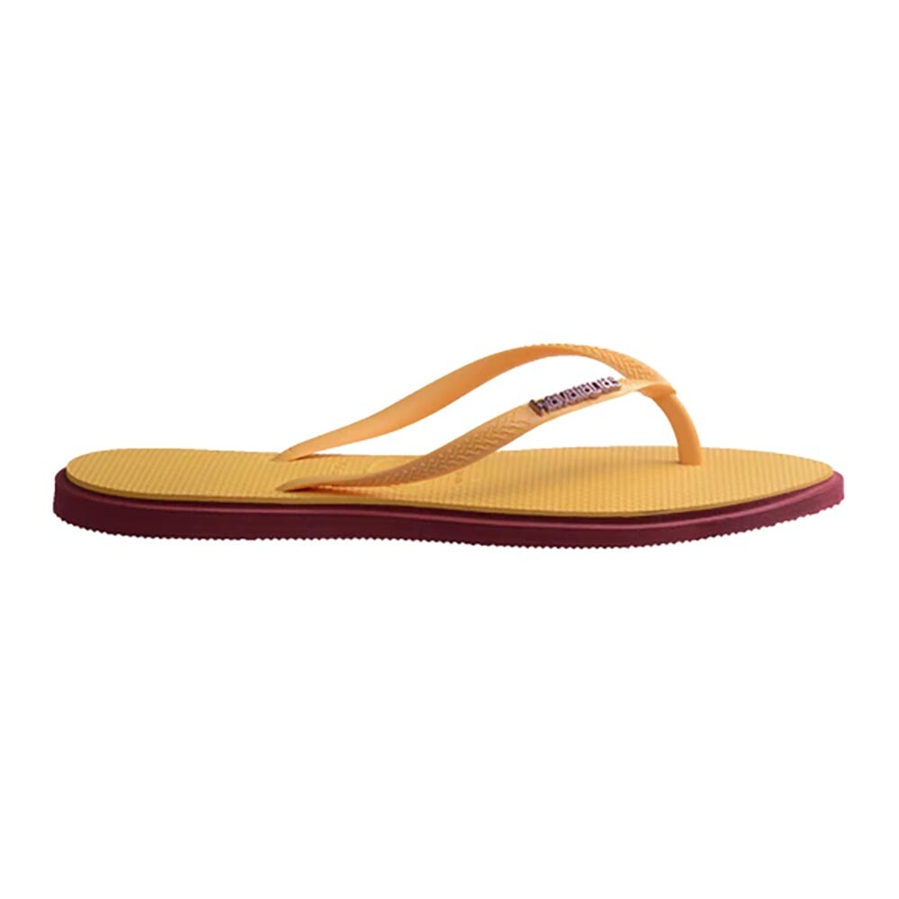 Sandalias Havaianas Slim Point FC Mujer Amaranto/Caja Amarilla