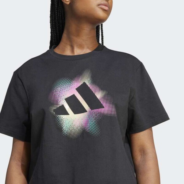 Remera Adidas Dance Estampada Negro