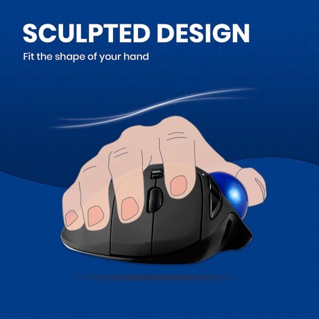 Mouse Diestro Ergonómico Inalámbrico Trackball Perixx 801 Mouse Diestro Ergonómico Inalámbrico Trackball Perixx 801
