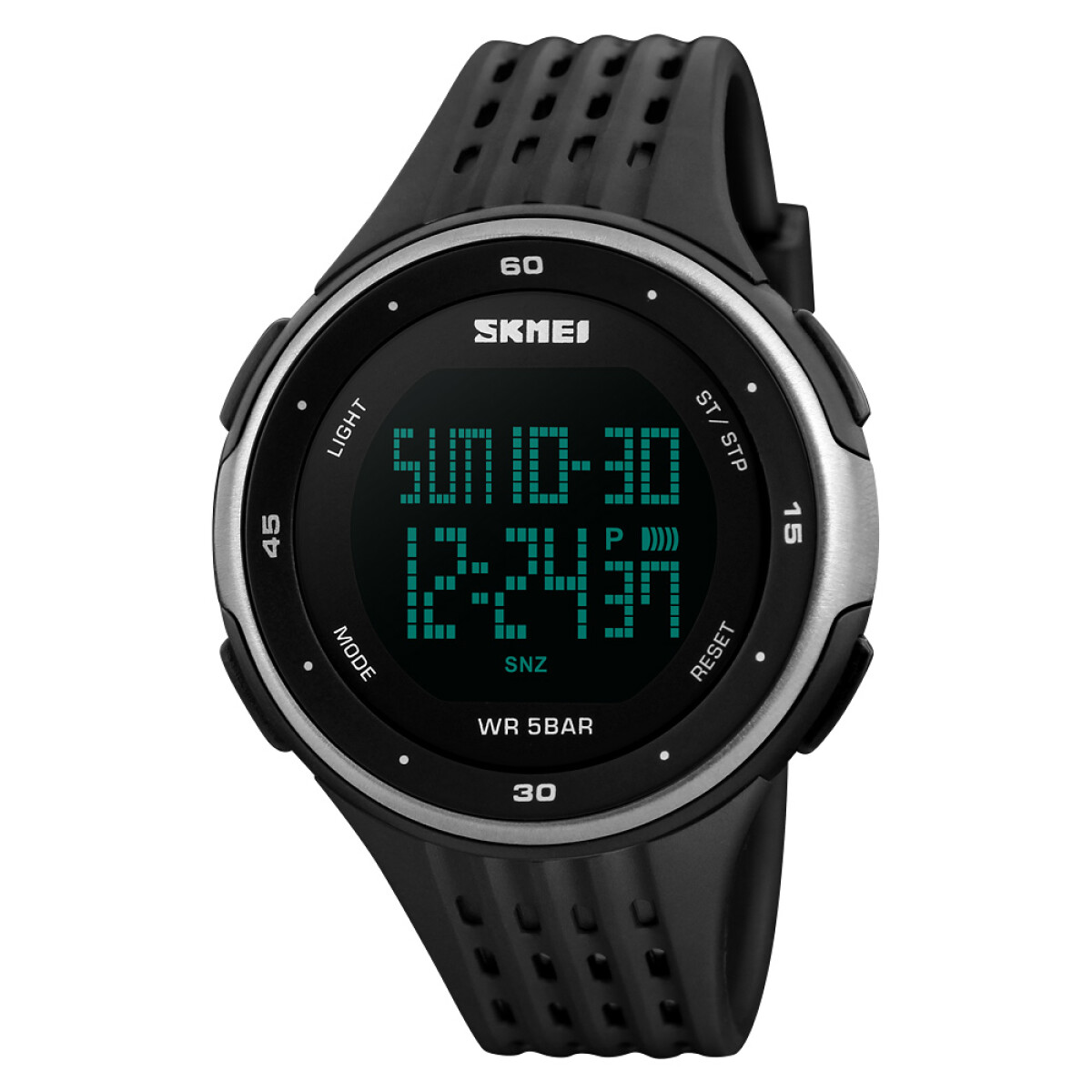 Reloj Skmei 1219SI Deportivo para Hombre Digital con Esfera Plateada - Plateado 