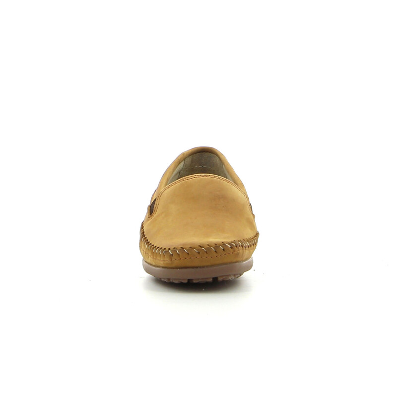 Mocasín Country de Mujer C/elast Nob Esc S/clara Cap Lisa Cognac