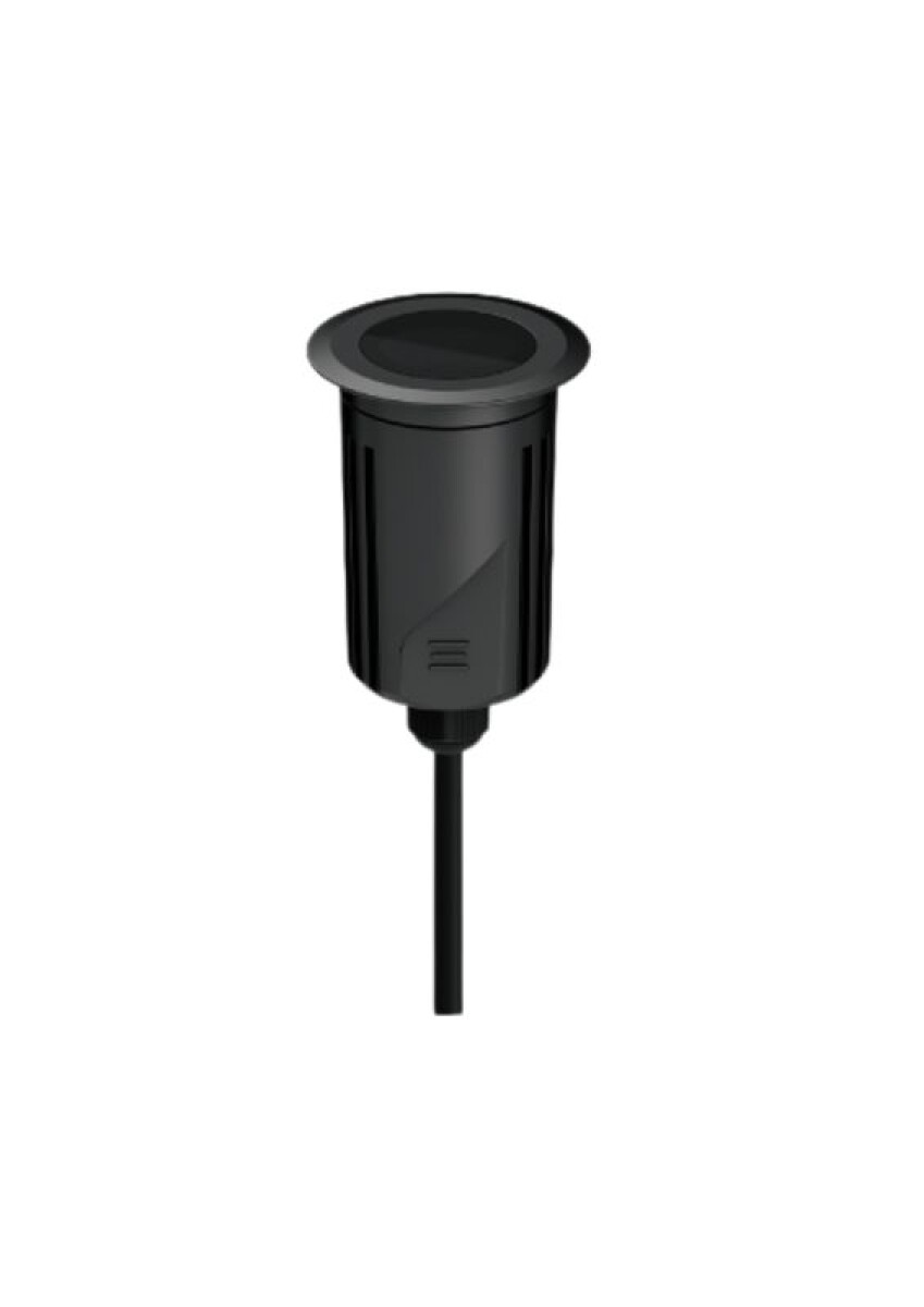 SPOT DE EMBUTIR DE PISO NEGRO ANTIDESLUMBRANTE S. GROUND 6,5W 3000K IP67 