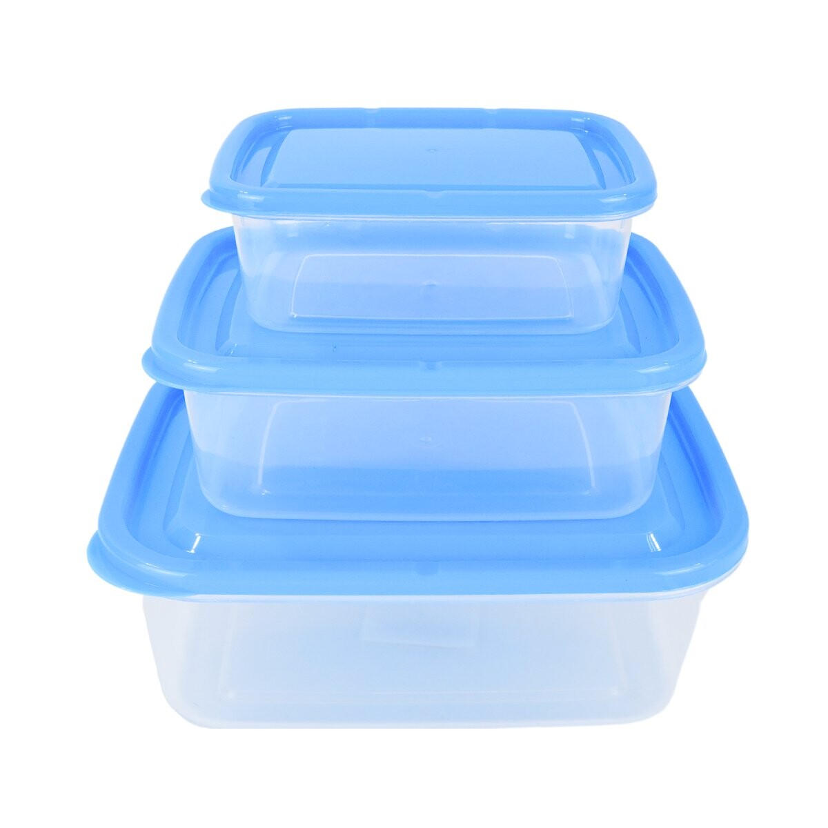 Set de 3 recipientes de plastico Haixing 