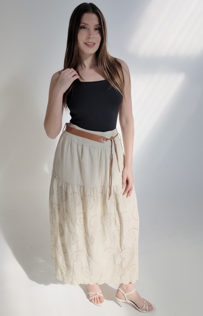 Falda Plasencia - Beige 