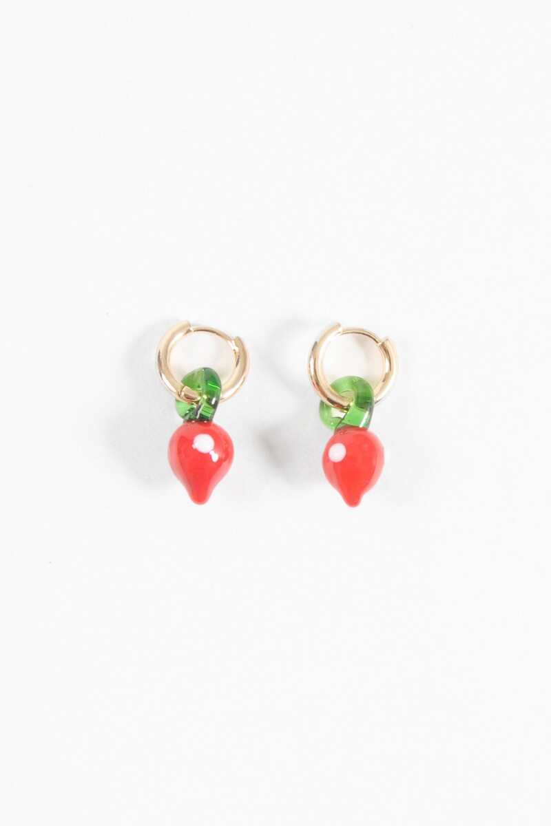 Aros dije fruta dorado