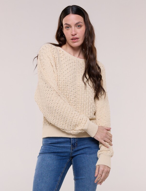 Buzo Algodon Dolman BEIGE