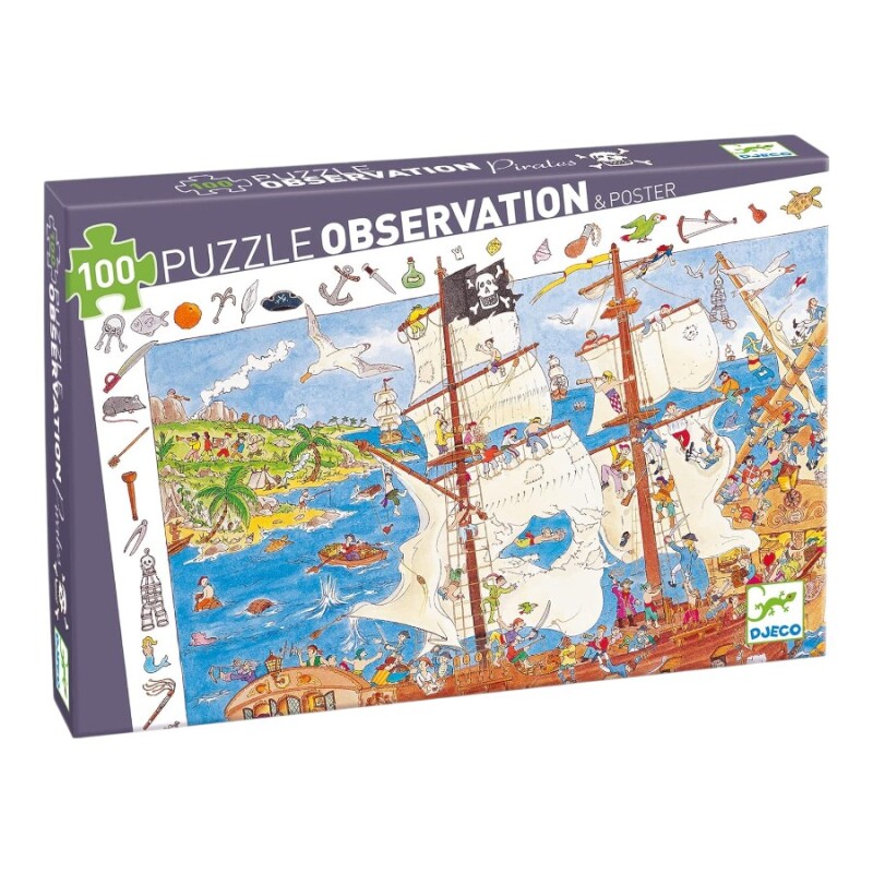 Puzzle Piratas 100P Observación Puzzle Piratas 100P Observación