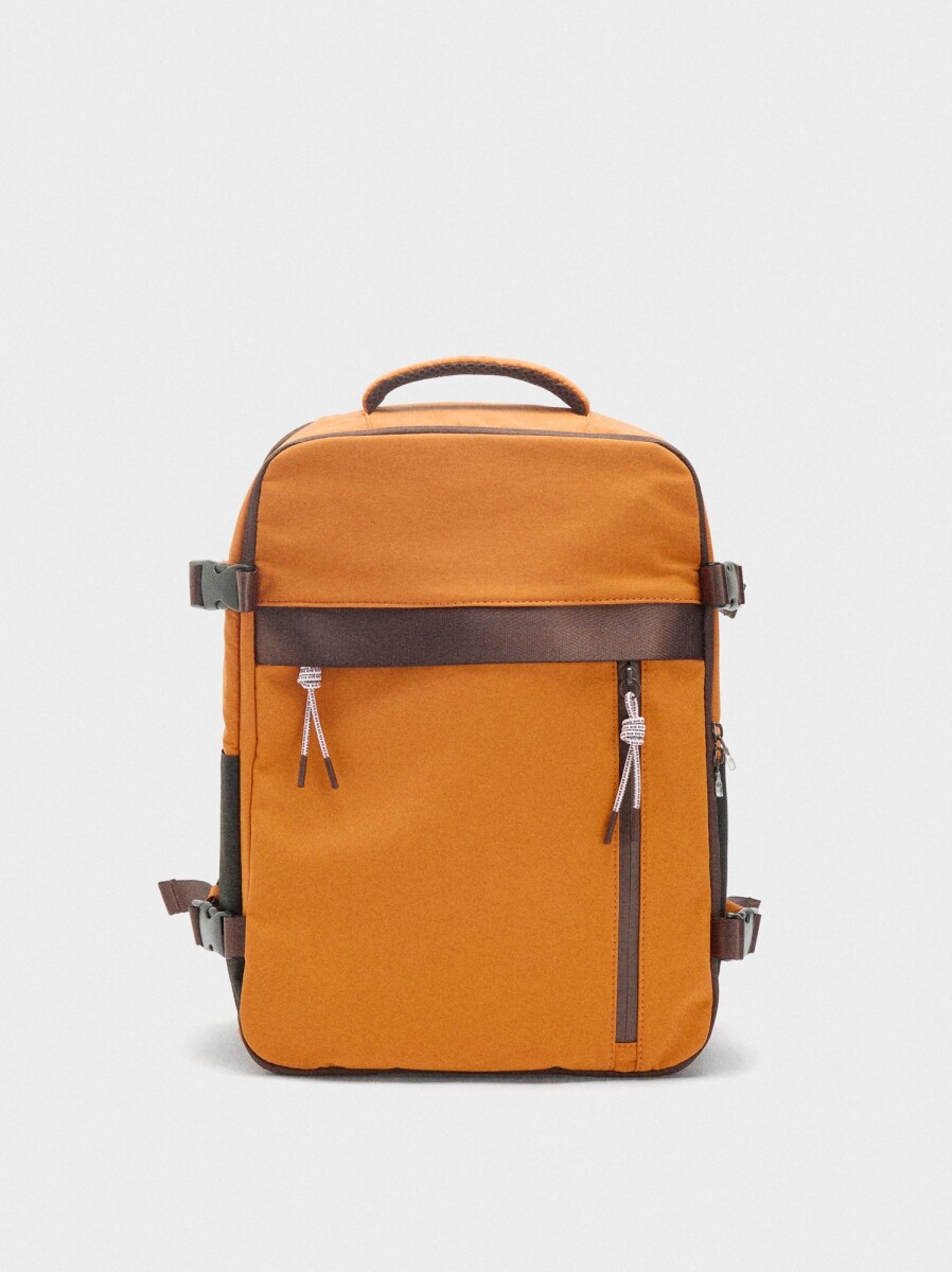 Mochila De Cabina De Nylon - naranja 