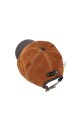 Gorro de cuero Tostado