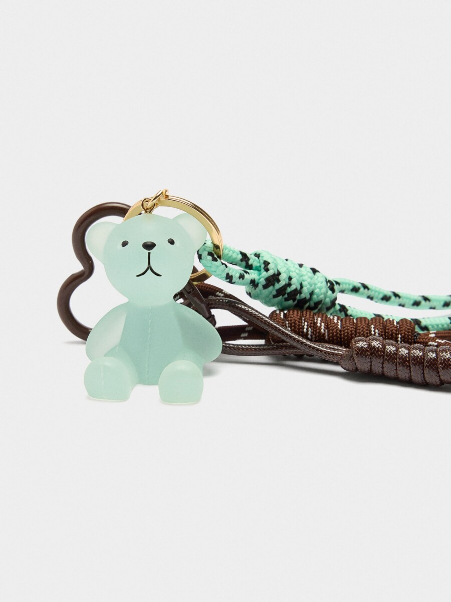 Llavero Charm Oso multicolor