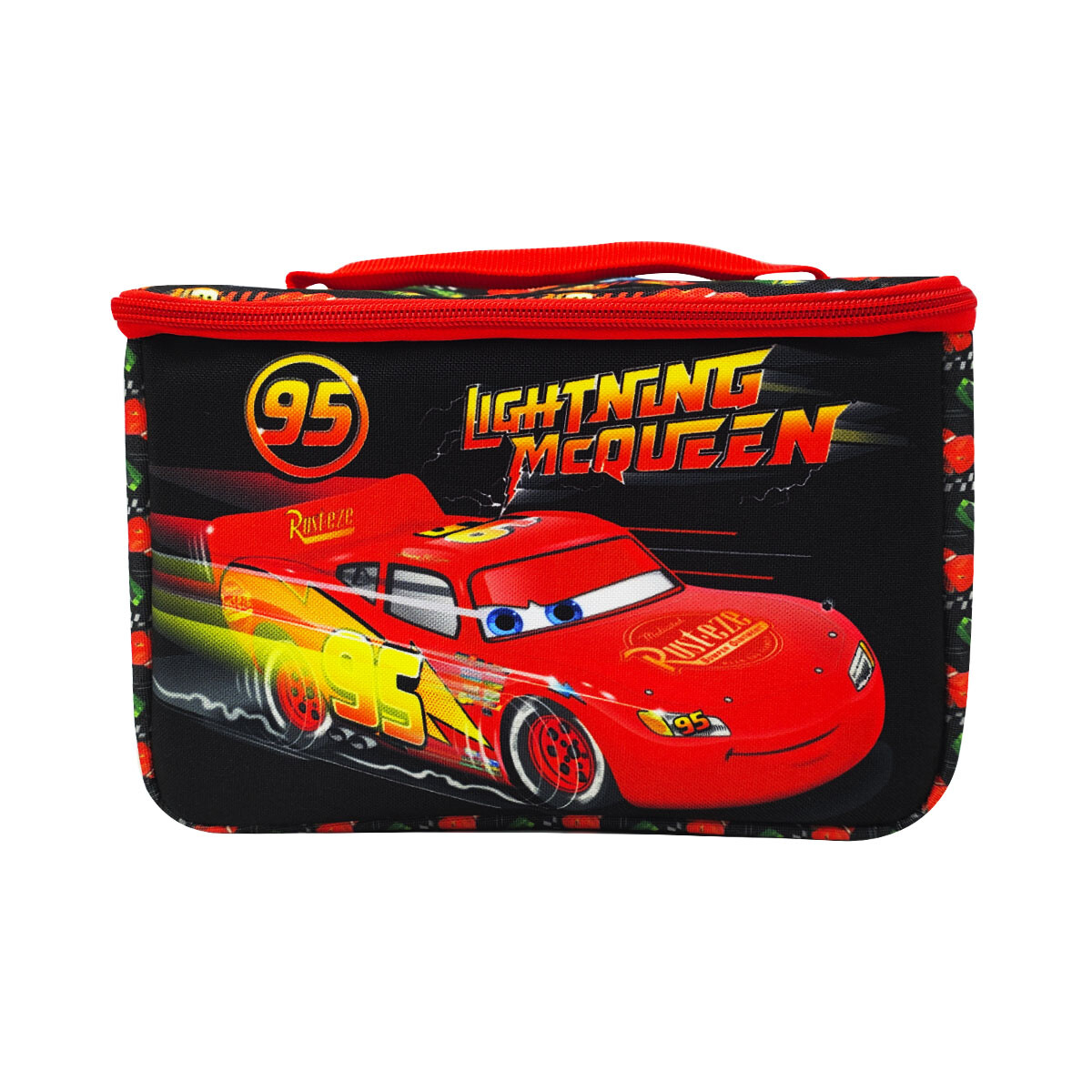 Lunchera Infantil Térmica Cars 22x16 CM - NEGRO 