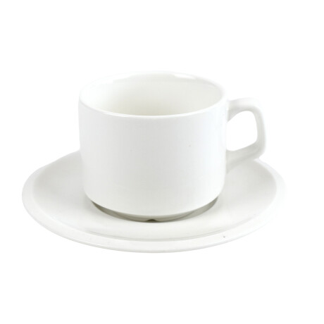 Taza para Café + Plato de Ceramica Taza para Café + Plato de Ceramica