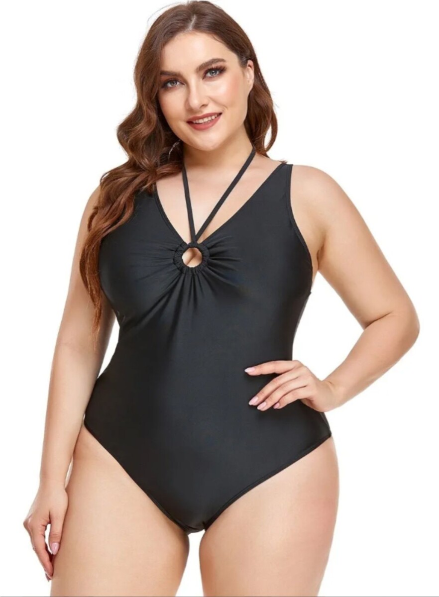 Malla Enteriza Negra Andy Plus Size 