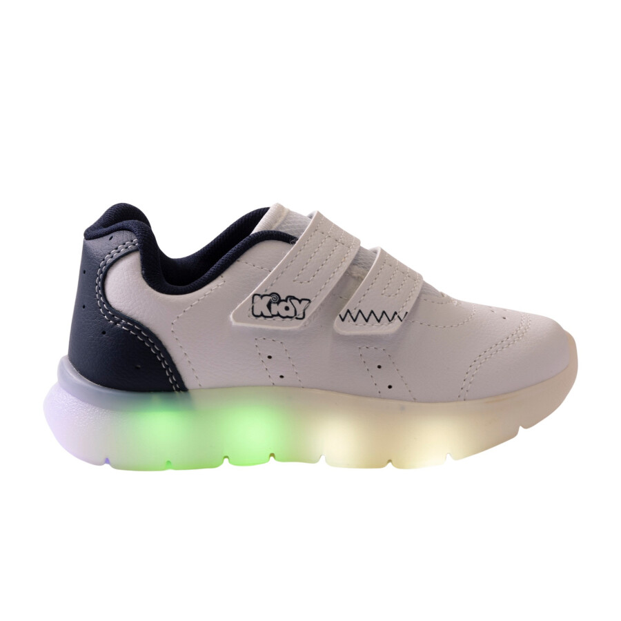 KIDY TENIS FLEX LIGHT BRANCO/MAR