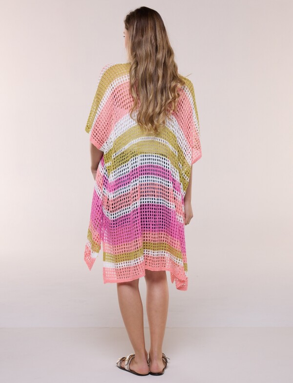 Kimono Calado MULTI/CORAL