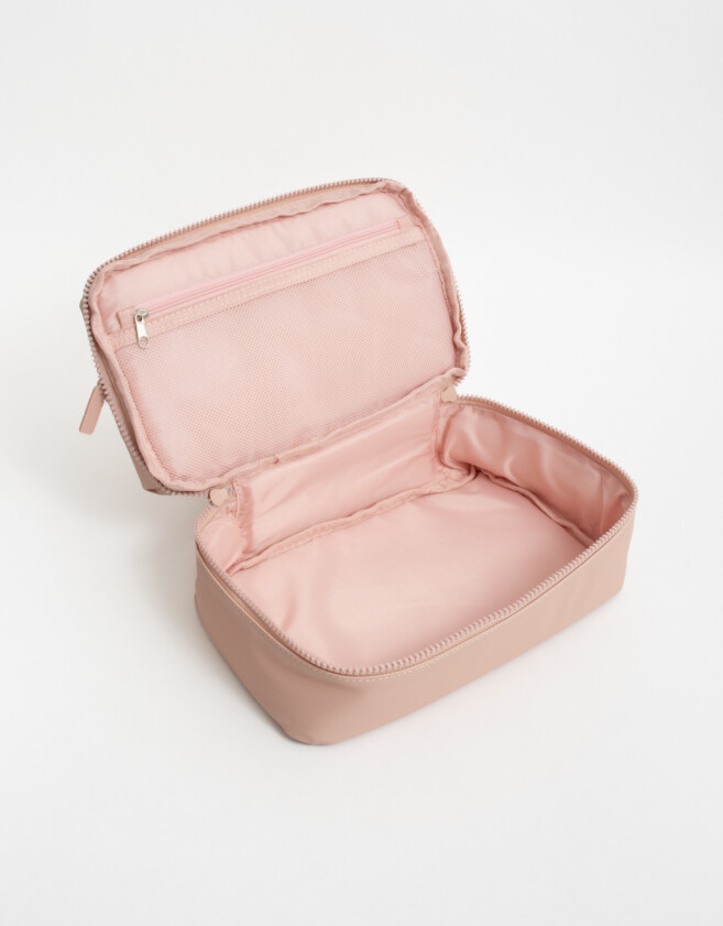 Porta Cosméticos Portacosméticos Con Manija - Rosa Viejo