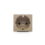 Módulo tomacorriente schuko 16A 250V beige Sica ELE07563