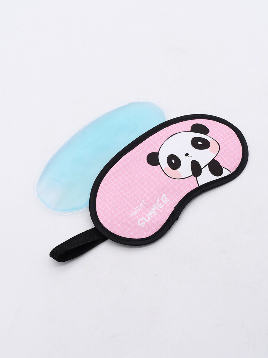 ANTIFAZ DE GEL ESTAMPA OSO - ROSADO 