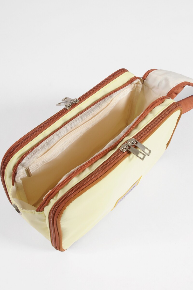 Estuche organizador amarillo