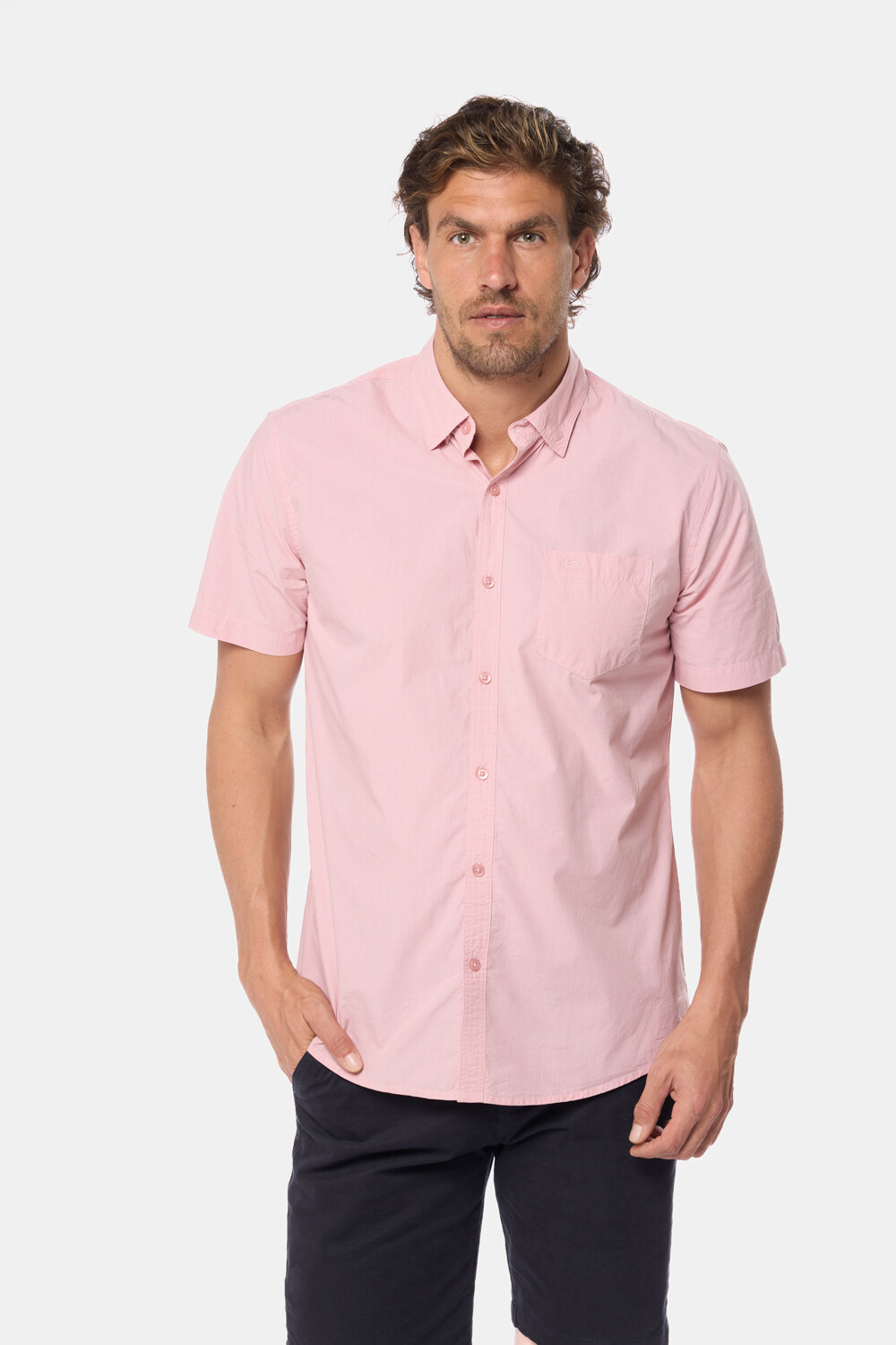 CAMISA A CUADROS Rosa