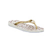 Tropical Brasil Ojota Slim Fashion Premium De Mujer - Dorado/blanco Dorado-blanco