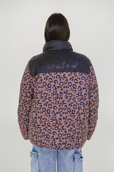 Campera Pulau Puffer Gloffy Reversible Negro