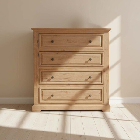 CAJONERA 5 CAJONES MADERA-ACACIA NATURAL-BEIGE WESTPORT