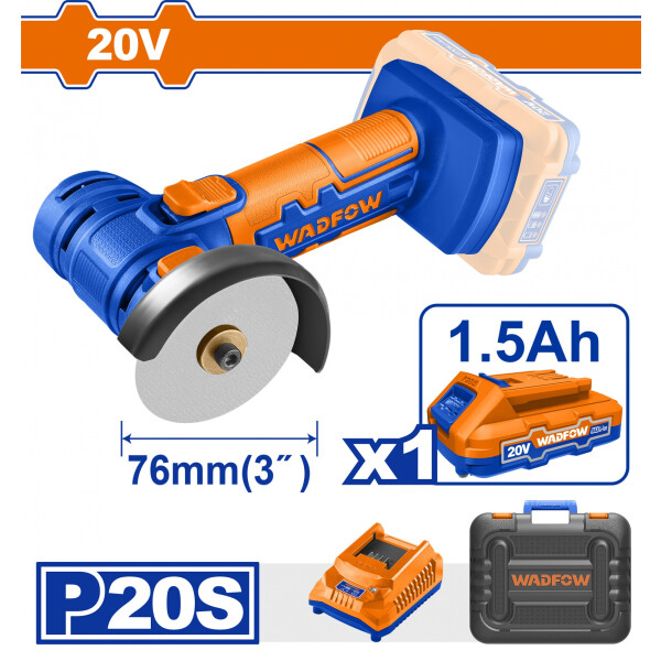 MINI AMOLADORA 3 PULG WADFOW WLAP571 BATERIA Y CARGADOR MINI AMOLADORA 3 PULG WADFOW WLAP571 BATERIA Y CARGADOR