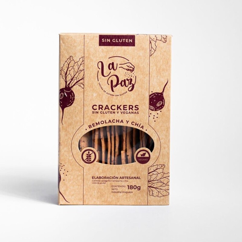 Crackers remolacha y chÍa Crackers remolacha y chÍa
