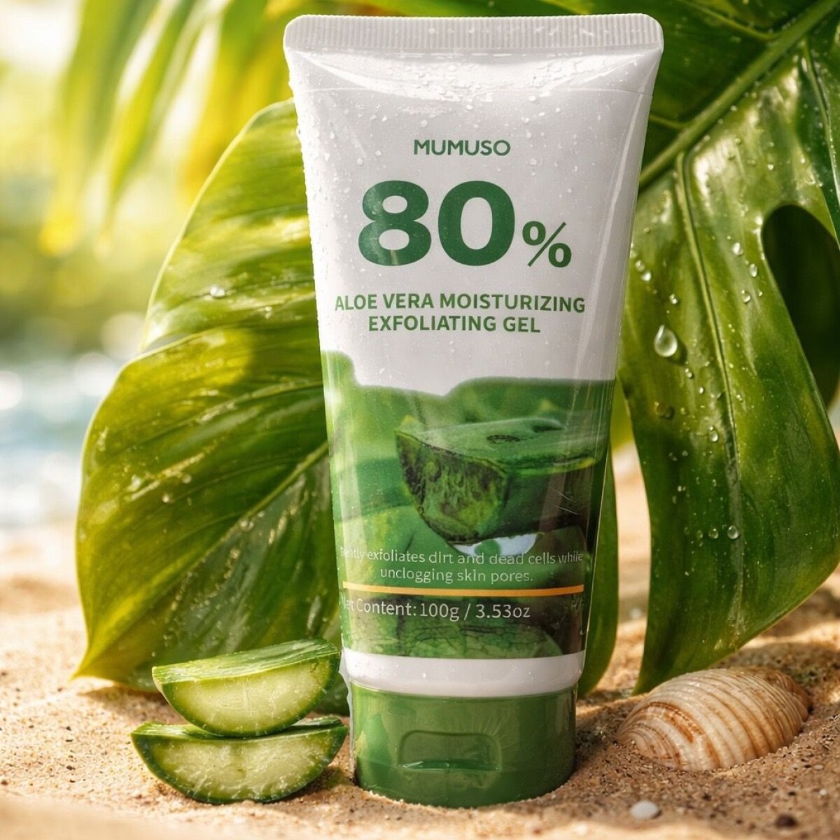 GEL EXFOLIANTE HIDRATANTE DE ALOE VERA 