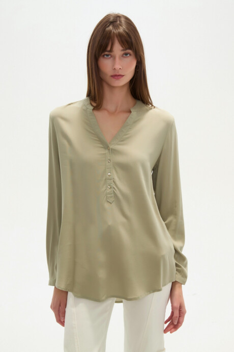 Blusa Siliqua Verde Palido
