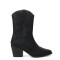 Botas de Mujer Miss Carol LITER tejana media Negro