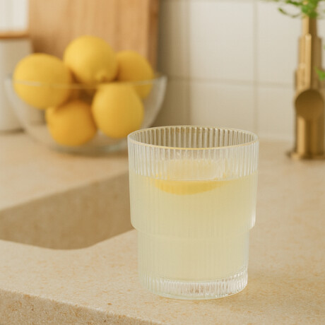 Vaso de Vidrio con Base Ancha Sc