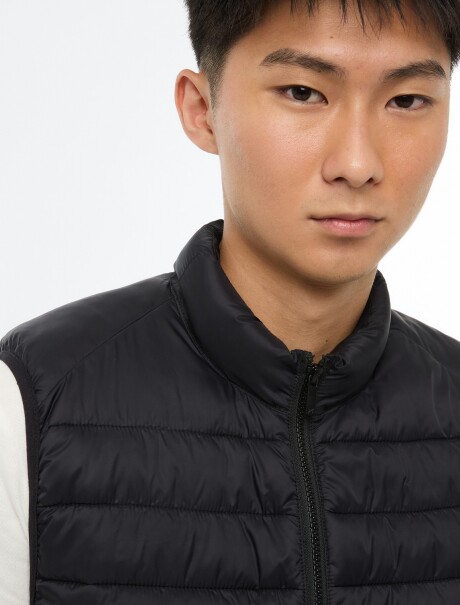 CHALECO PUFFER MODELO COMFORT GRIS