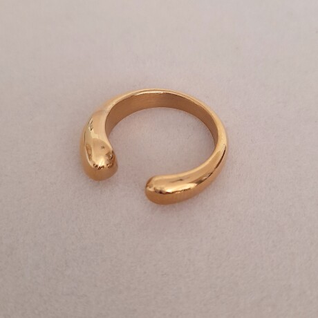 Anillo MALI en acero dorado Anillo MALI en acero dorado