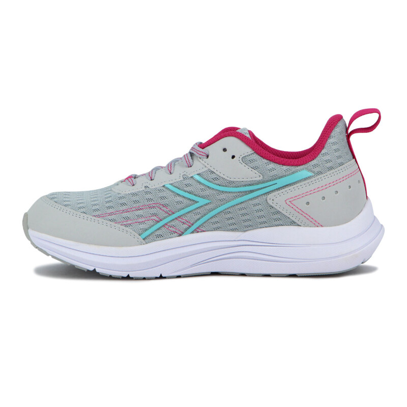 Championes Diadora Snipe Mujer Plata-fucsia