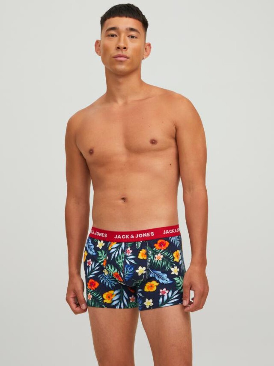 Pack "flower" Mix Boxers Y Calcetines - Navy Blazer 