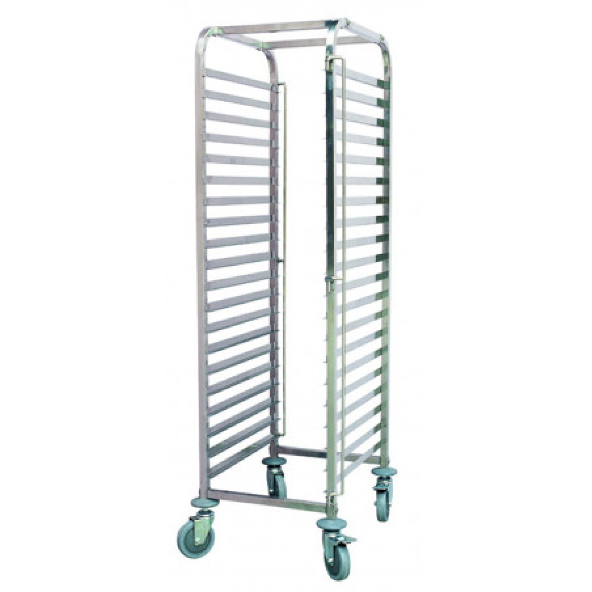 Carro gavillar inox 20 bandejas 60 x 40 cm. 