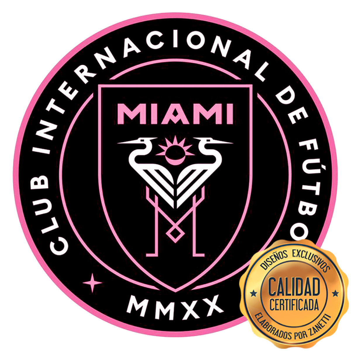 Lámina Inter Miami - Escudo Red. 