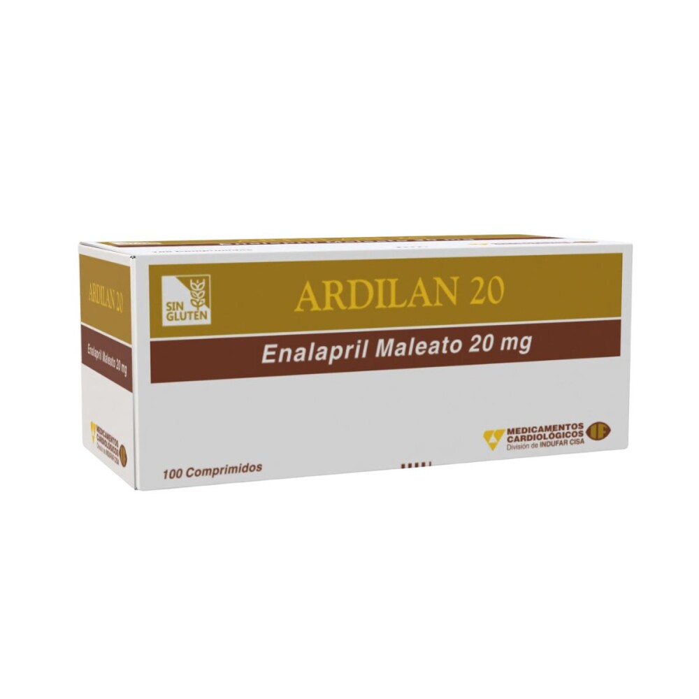 ARDILAN 20 MG. EXHIB. X 100 COMP. única