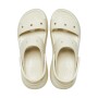 Plataformas Crocs Mega Crush Sandal - Unisex Bone