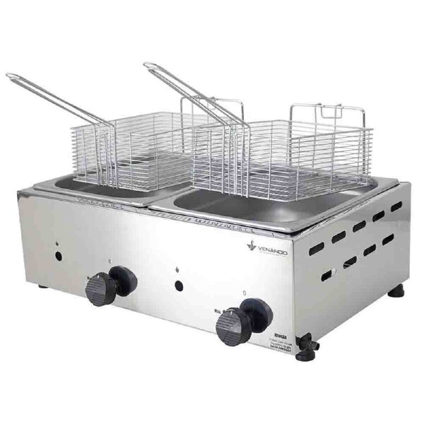 Fritador a gas de mesa 5+5 lts Brascal Fritador a gas de mesa 5+5 lts Brascal