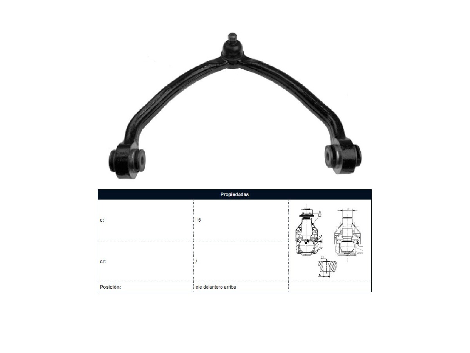 Parilla De Suspension Delantera Kia Sportage 94-03 Der/Izq 