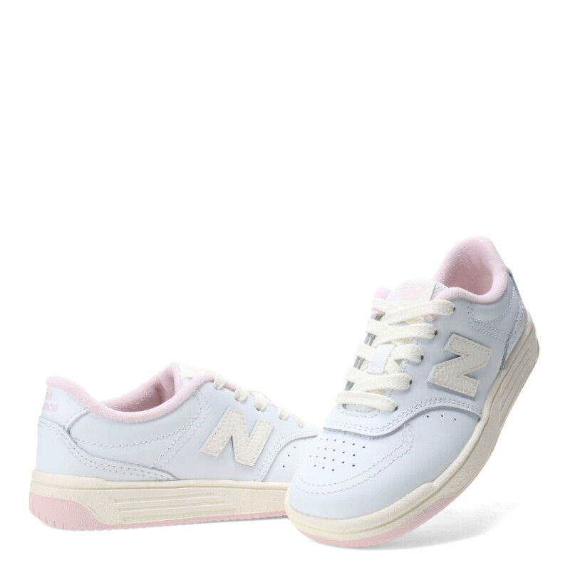 Championes Infantiles New Balance Lifestyle Blanco - Natural - Rosado