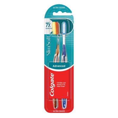 Cepillo De Dientes Colgate Slim Soft Advance 2x1 Cepillo De Dientes Colgate Slim Soft Advance 2x1