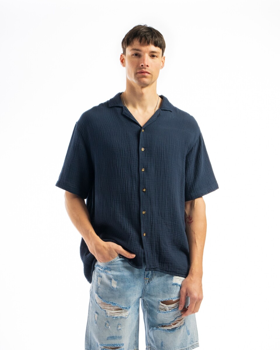 Camisa M/C Cartagena - Marino 