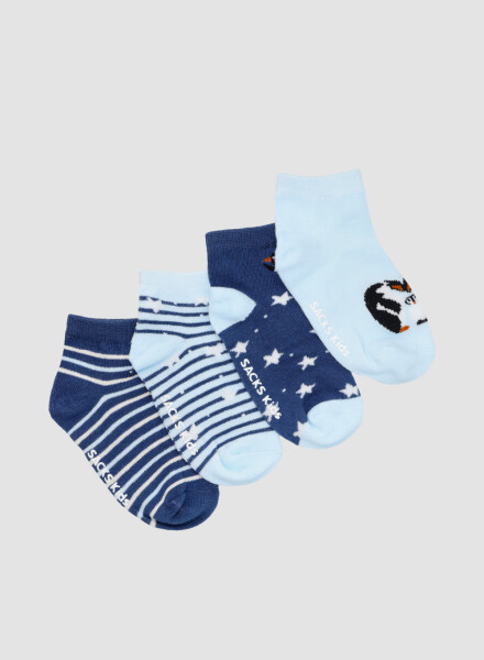 Pack x4 medias diseños niños con abs Diseño 4